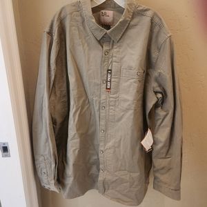 Mens 5.11 Tactical Long Sleeve 2XL New with tags Stone Color